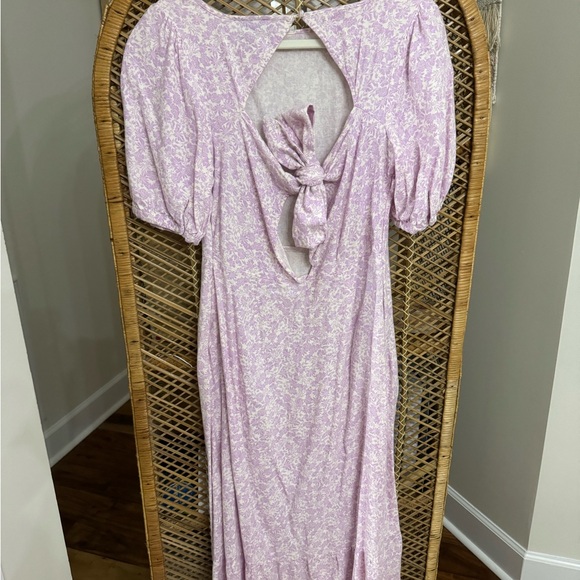 Lilac Floral Who What Wear Dress 💜 (S) - Picture 3 of 4